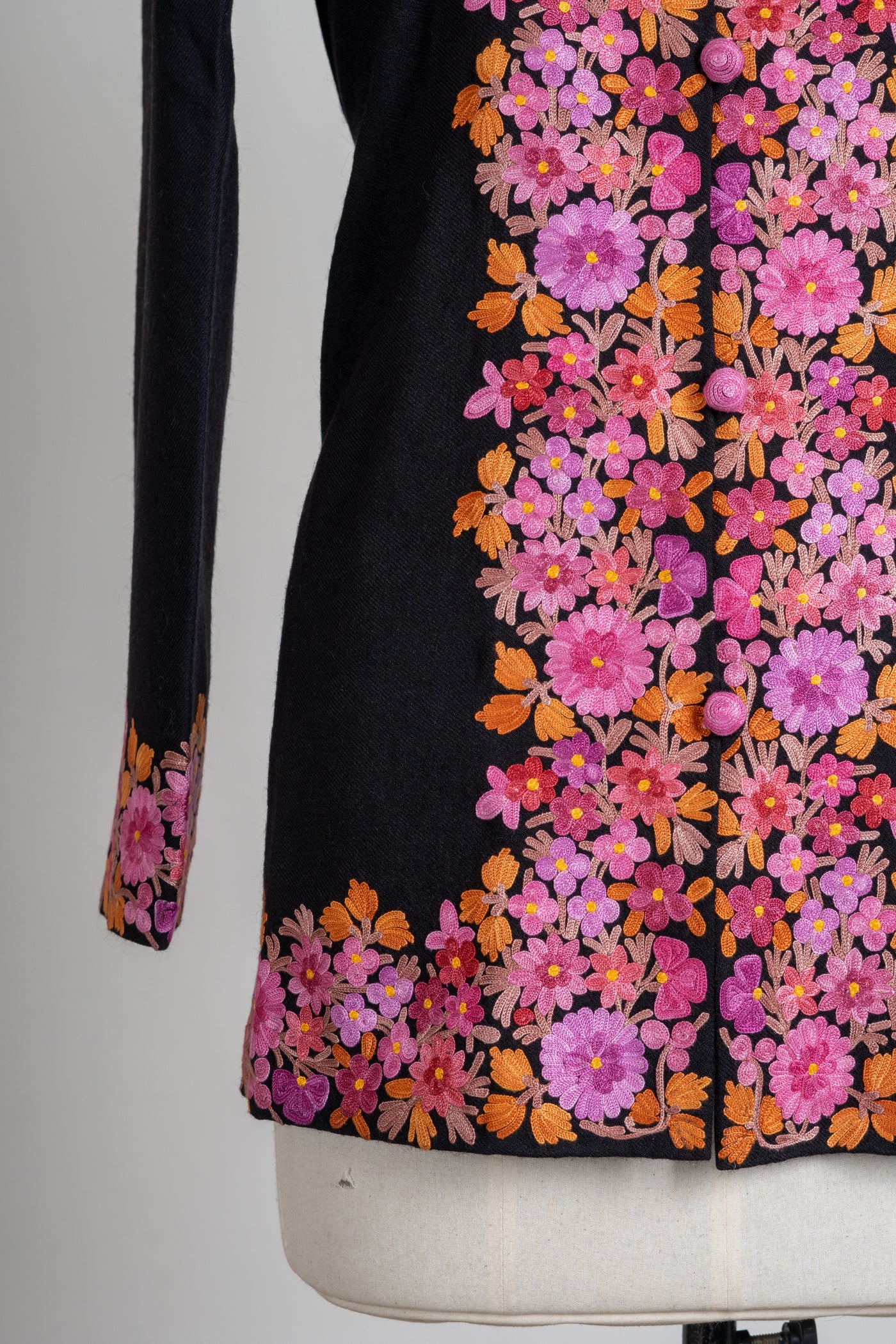 Blossom Charm: Short Aari Embroidered Jacket