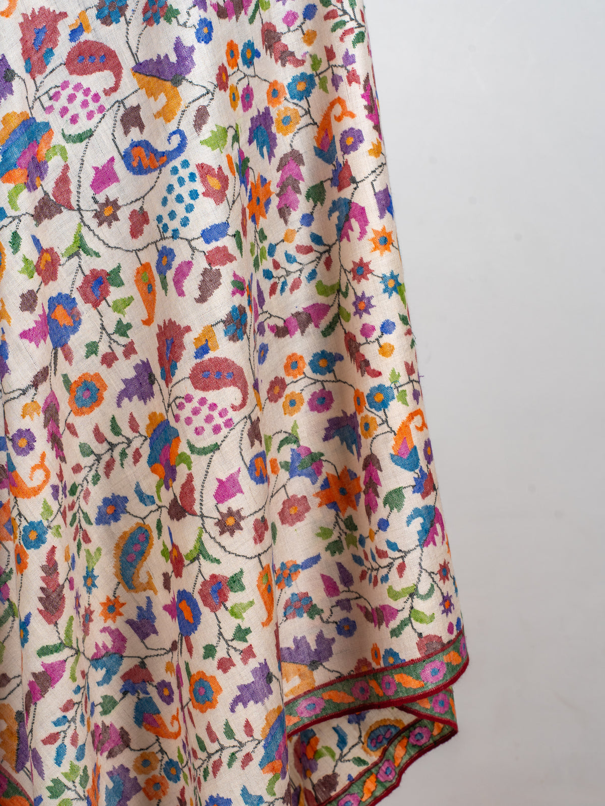 Garden of Kashmir Pure Pashmina Hand Woven Kani Shawl