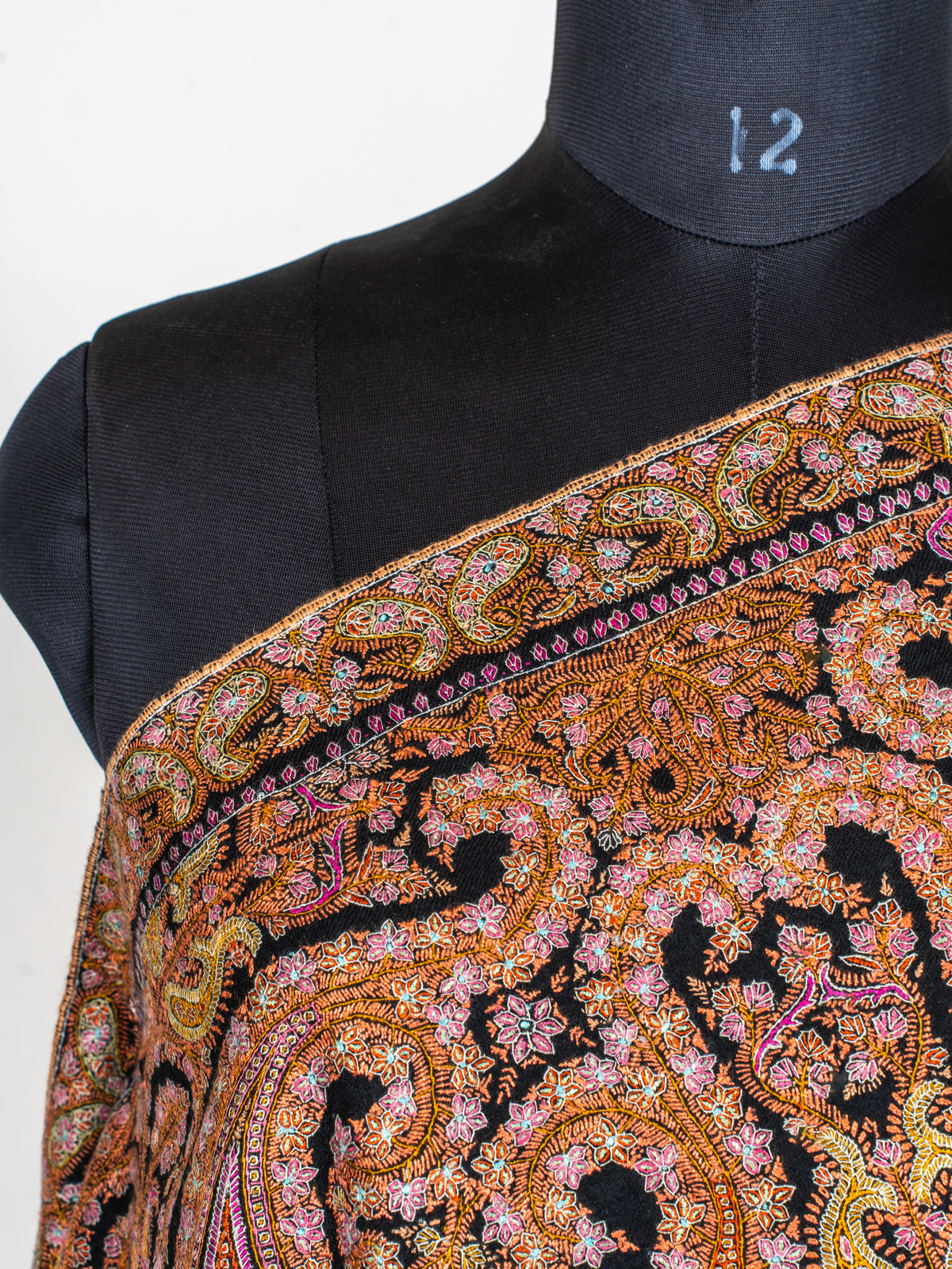 Pure Silk Embroidered Pure Pashmina Shawl
