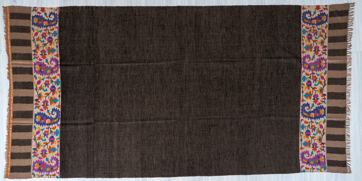 Earth & Bloom Hand Woven Kani Pure Pashmina Shawl