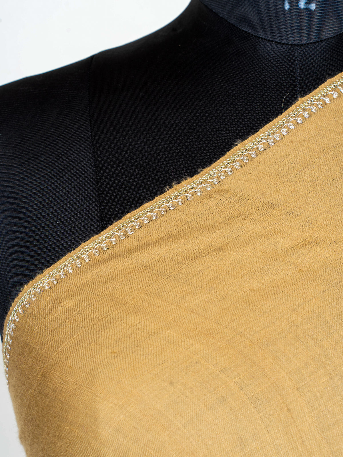 Saffron Script Pure Pashmina Hand Woven Kani Shawl