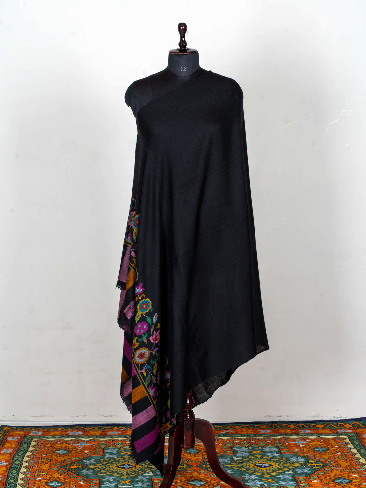 Noir Garden Hand Woven Kani Pure Pashmina Shawl