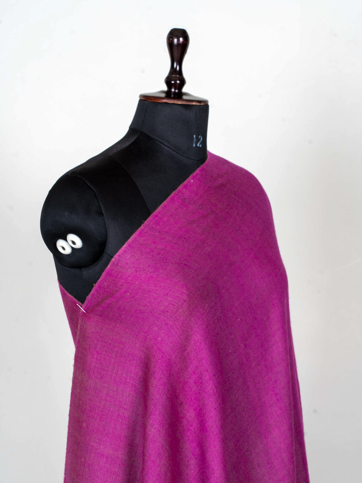 Magenta Whisper Pure Pashmina Hand Woven Kani Shawl