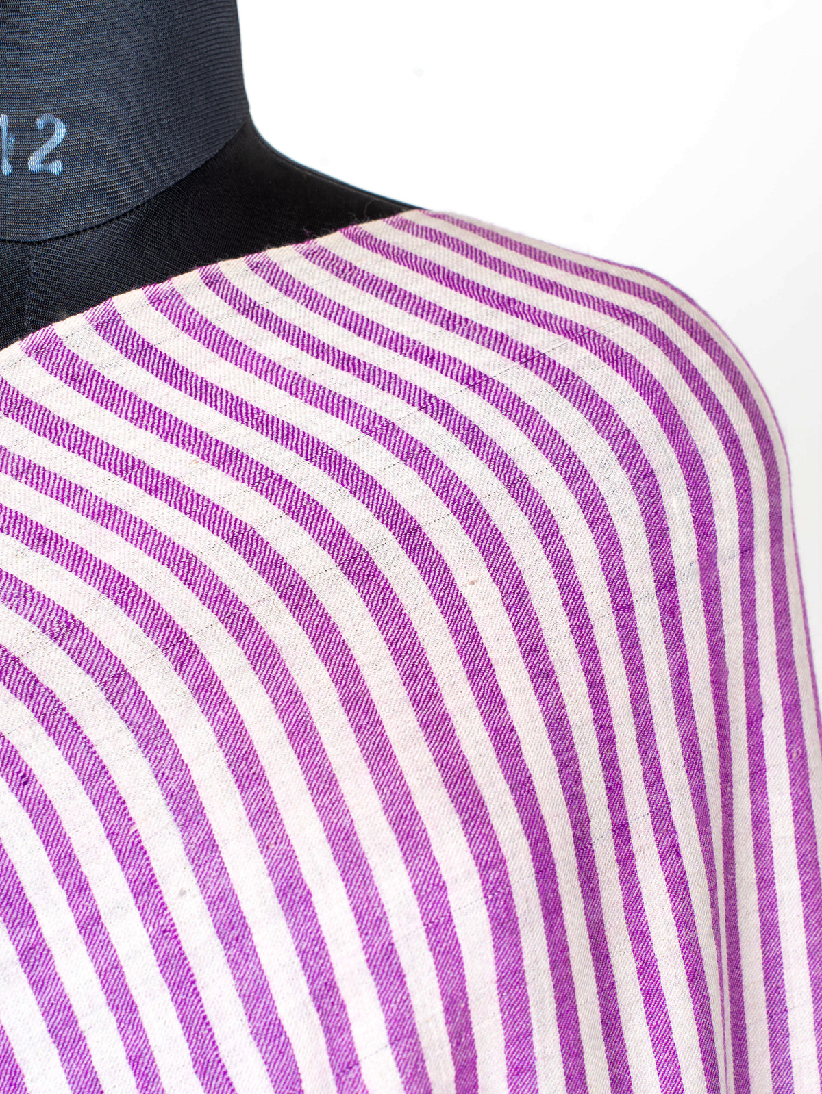 Lavender Stripe Pure Pashmina Hand Woven Kani Shawl
