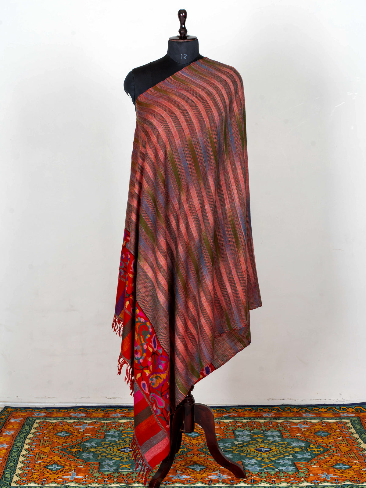 Ember Weave Hand Woven Kani Pure Pashmina Shawl