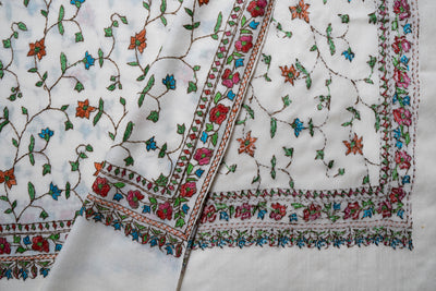 Bahaar-e-Jaam – Merino Wool Shawl with Sozni Hand Embroidery