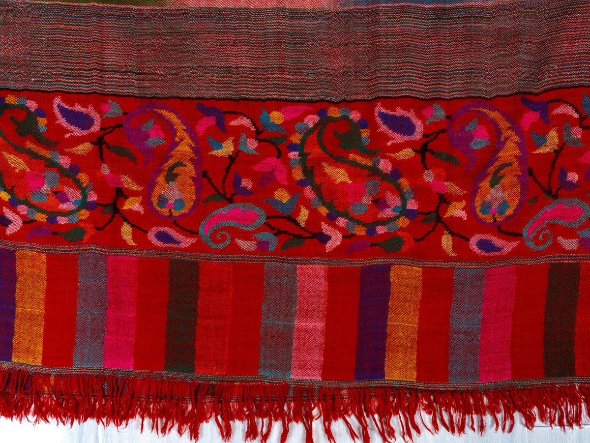 Ember Weave Hand Woven Kani Pure Pashmina Shawl