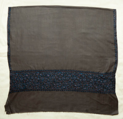 Shaam-e-Falak – Merino Wool Shawl with Sozni Hand Embroidery