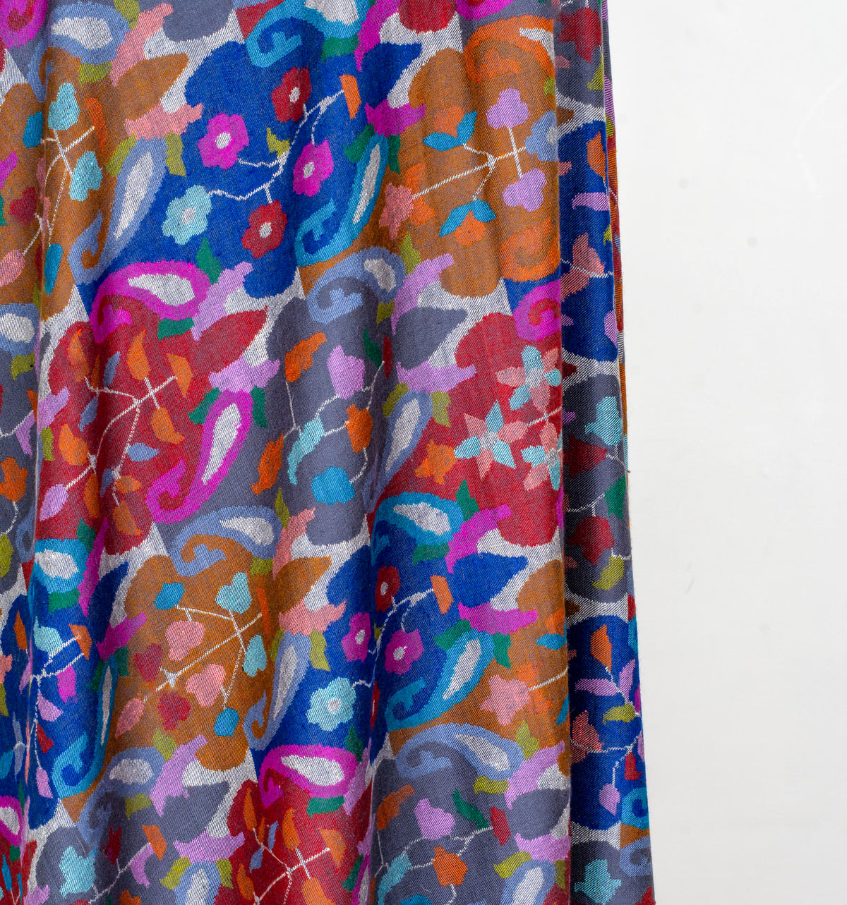 2.5 Yards Painted Reverie Hand Woven Kani Pure Pashmina Shawl