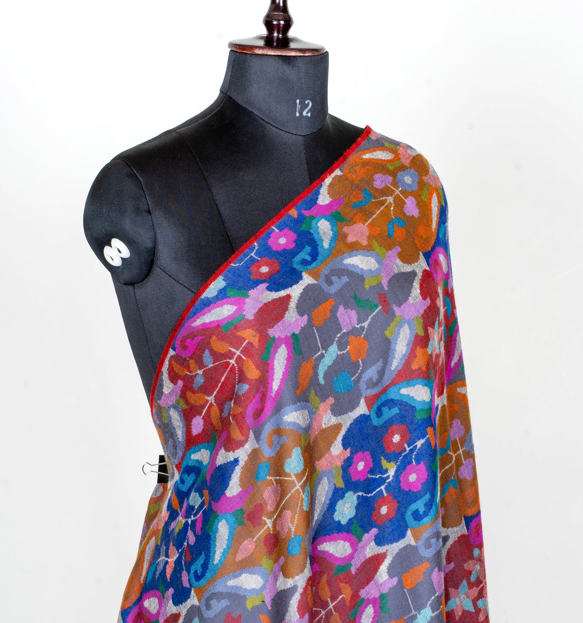 2.5 Yards Painted Reverie Hand Woven Kani Pure Pashmina Shawl