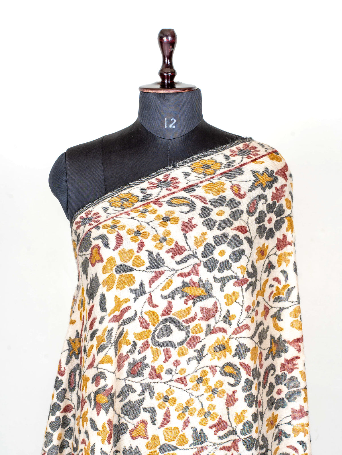 Autumn Meadow Hand Spun and Hand Woven Kani Pure Pashmina Shawl