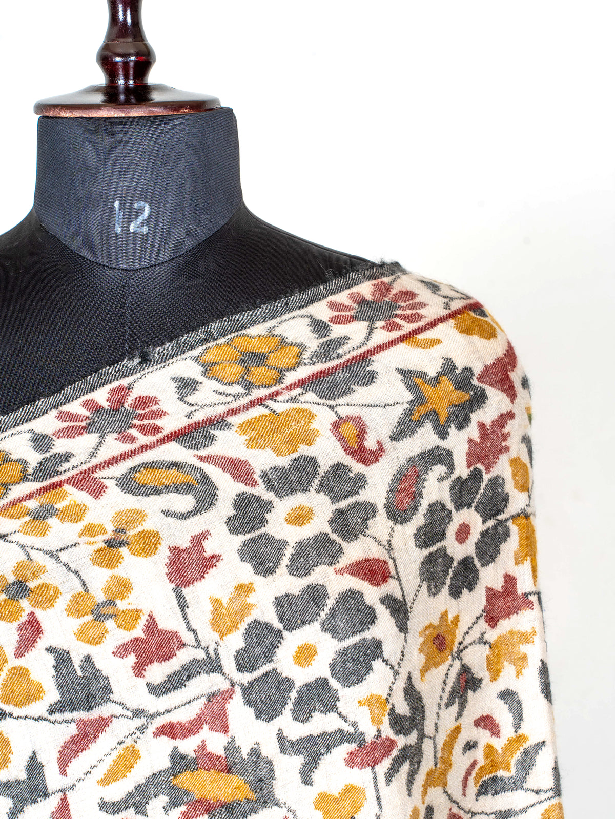 Autumn Meadow Hand Spun and Hand Woven Kani Pure Pashmina Shawl