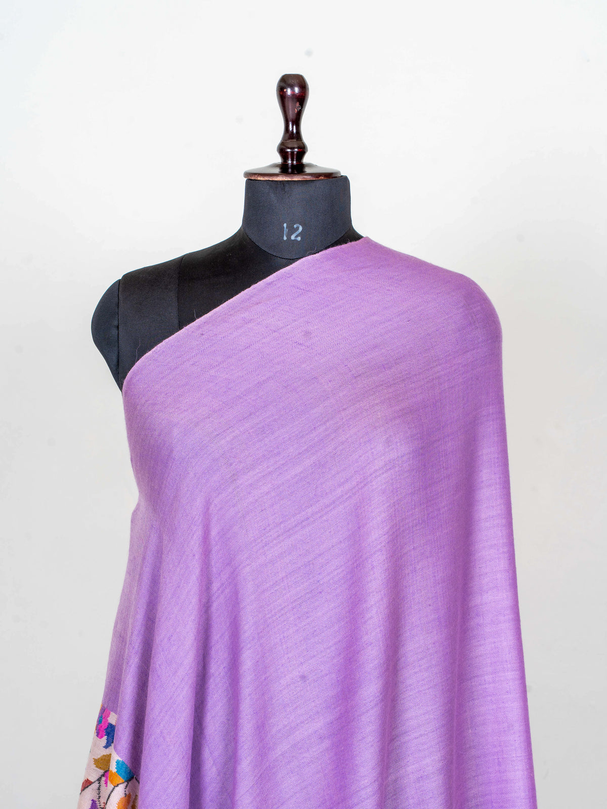 Lilac Meadow Hand Woven Kani Pure Pashmina Shawl