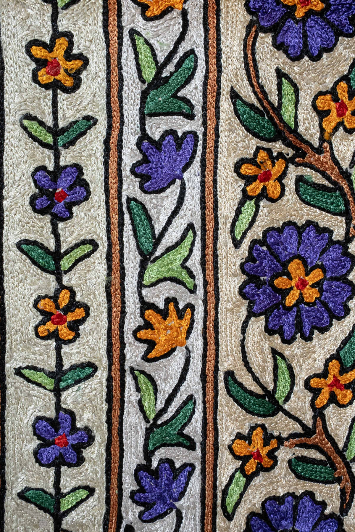 Garden of Serenity Arch: Hand Embroidered Jainimaz (Prayer Mat)