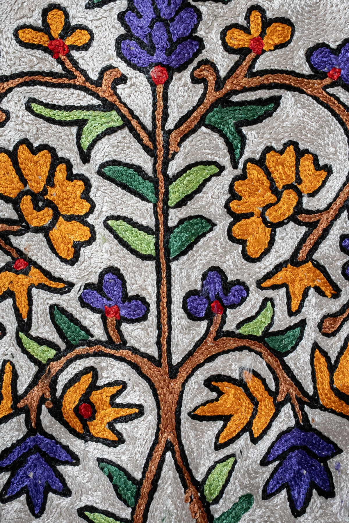 Garden of Serenity Arch: Hand Embroidered Jainimaz (Prayer Mat)