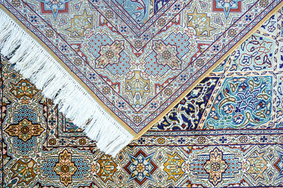 Pure Silk Kashmiri Carpet (3ft * 5ft) - KashmKari