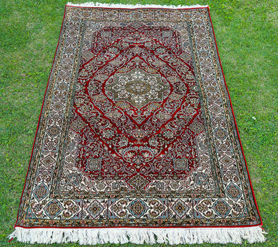 Pure Silk Kashmiri Carpet 3ft * 5ft (36" * 60")
