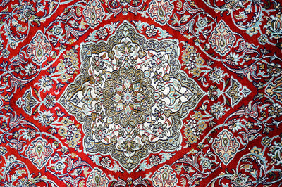 Pure Silk Kashmiri Carpet 3ft * 5ft (36" * 60")