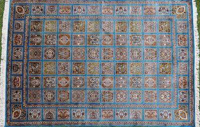Pure Silk Kashmiri Carpet 5ft* 7ft (60" * 84")