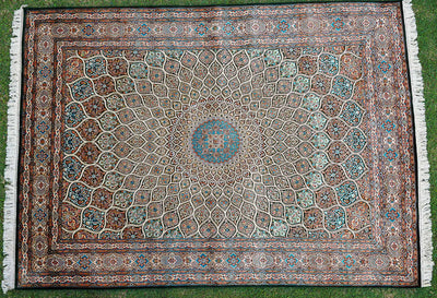 Pure Silk Kashmiri Carpet 5ft * 7ft (60" * 84")