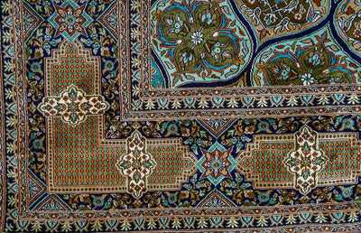 Pure Silk Kashmiri Carpet 6ft* 9ft (72" * 108")
