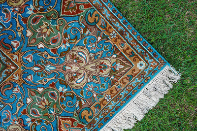 Pure Silk Kashmiri Carpet 6ft* 9ft (72" * 108")
