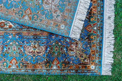 Pure Silk Kashmiri Carpet 6ft* 9ft (72" * 108")