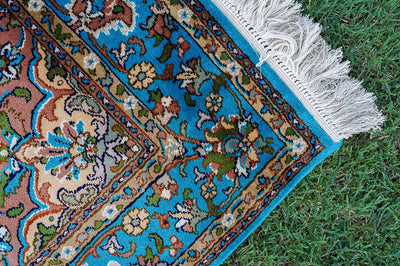 Pure Silk Kashmiri Carpet 2.5ft* 4ft (30" * 48")