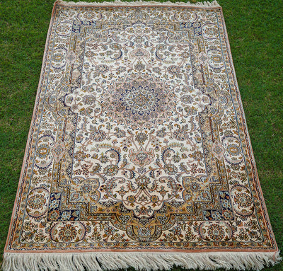 Pure Silk Kashmiri Carpet 3ft* 5ft (36" * 60")