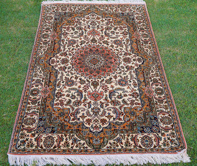Pure Silk Kashmiri Carpet 3ft* 5ft (36" * 60")