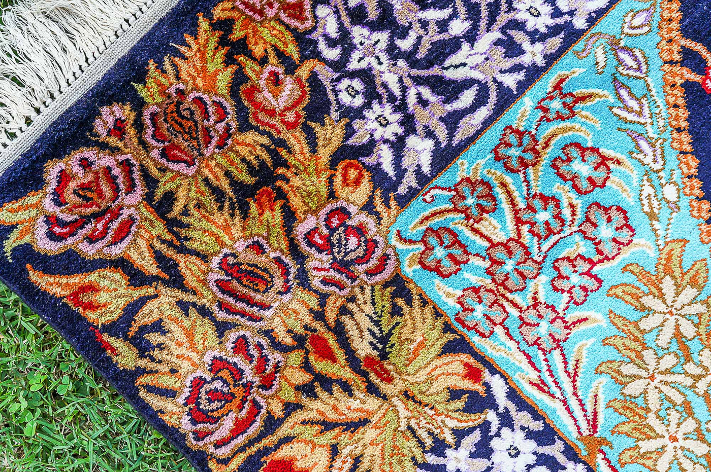 Pure Silk Kashmiri Carpet 3ft* 5ft (36" * 60")