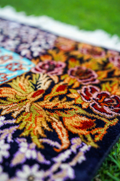 Pure Silk Kashmiri Carpet 3ft* 5ft (36" * 60")