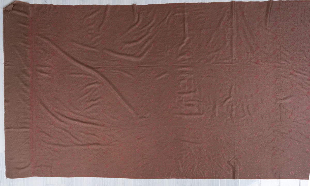 3 yards Pure silk embroidered Pure Pashmina Shawl