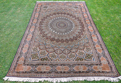 Pure Silk Kashmiri Carpet 6ft* 9ft (72" * 108")