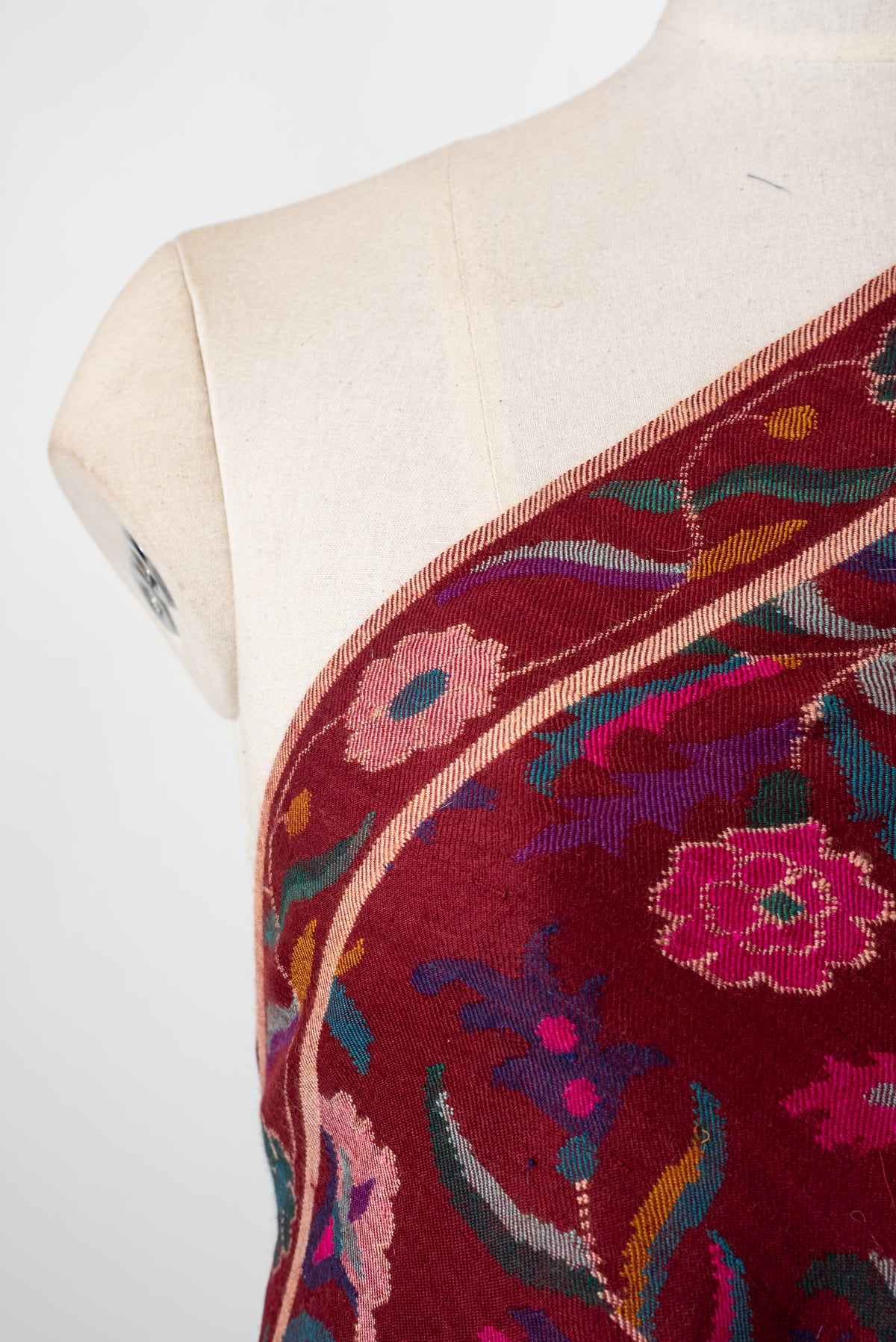 2.5 yards Kani Pure Pashmina Hand Woven Shawl