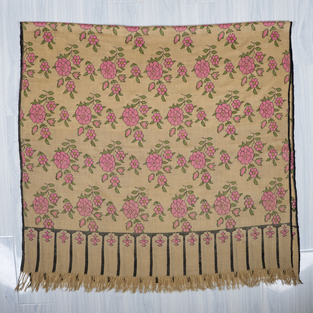 2.5 yards Kani Pure Pashmina Hand Woven Shawl