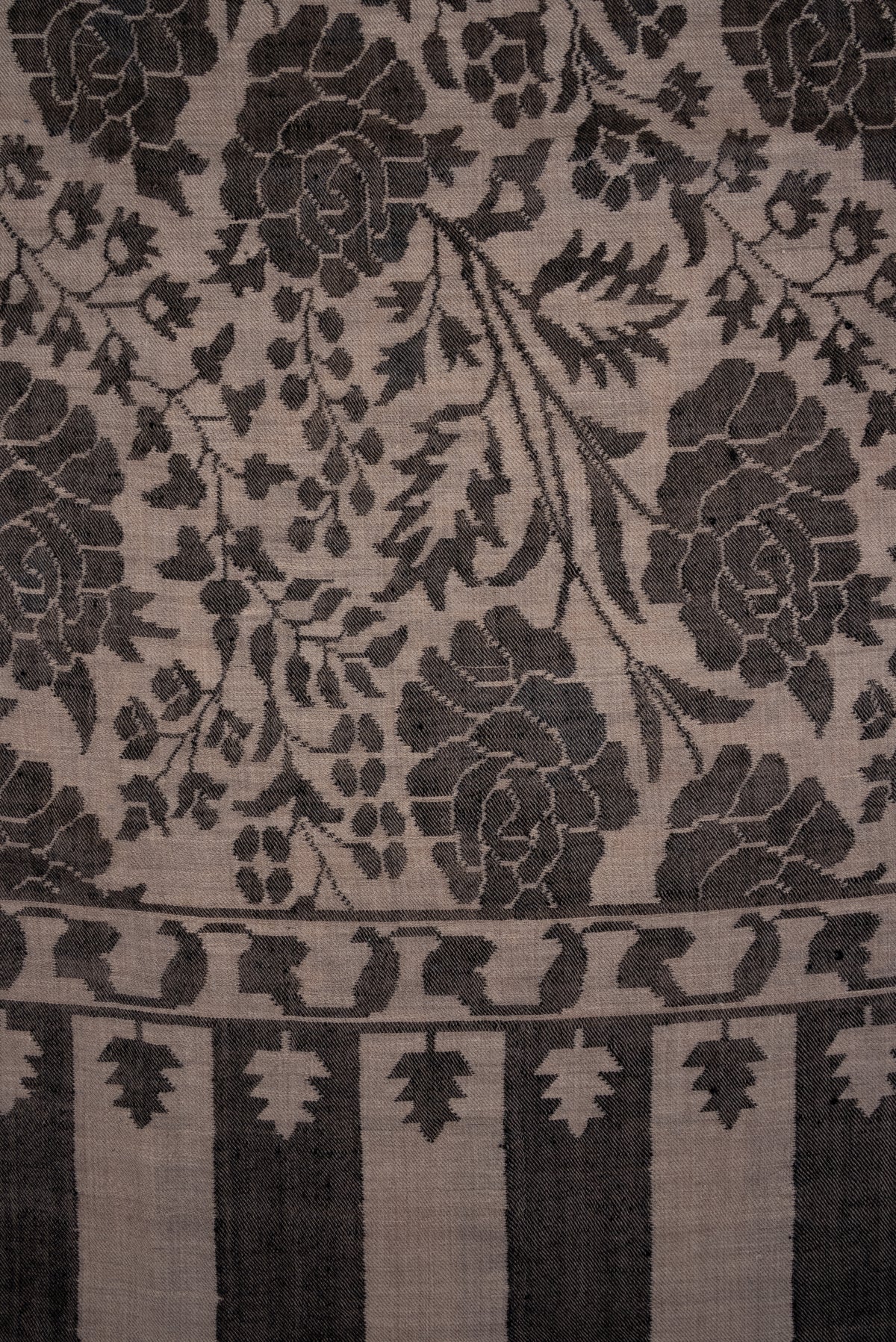 2.5 Yards Kani Pure Pashmina Hand Woven Shawl