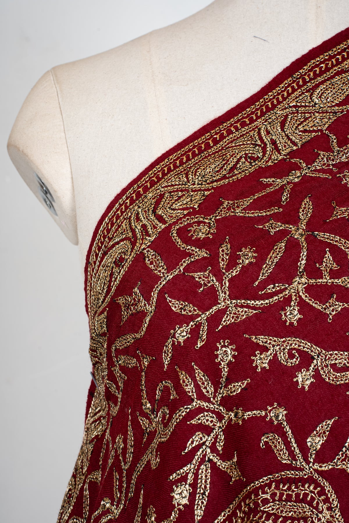 Tilla Hand Embroidered Pure Pashmina Shawl