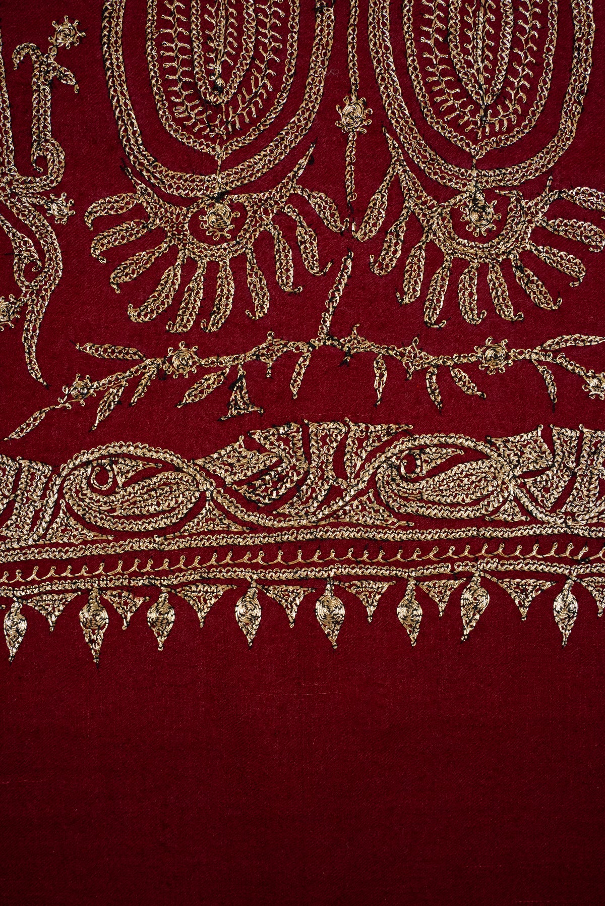 Tilla Hand Embroidered Pure Pashmina Shawl