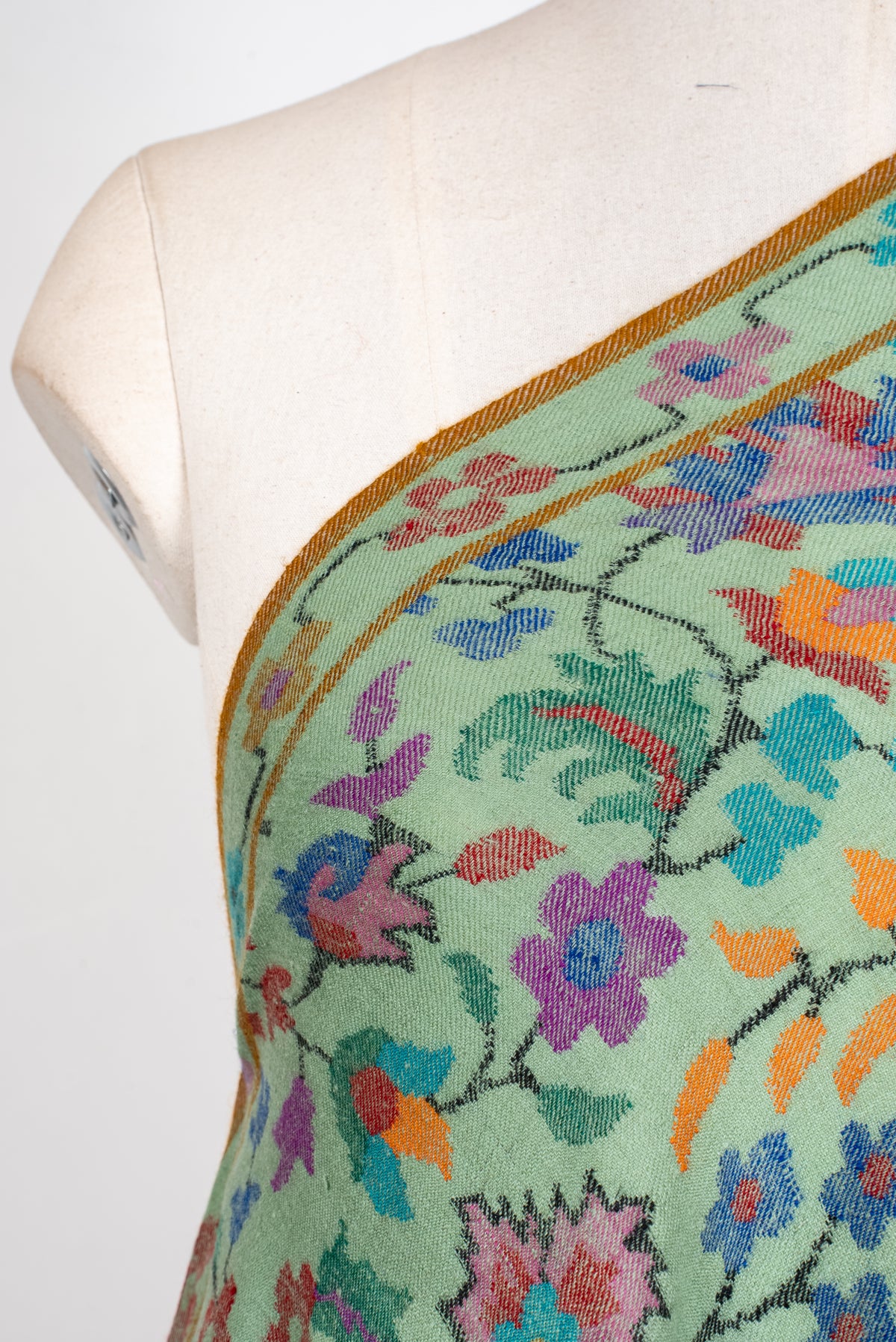 Hand Spun Pure Pashmina Kani Shawl