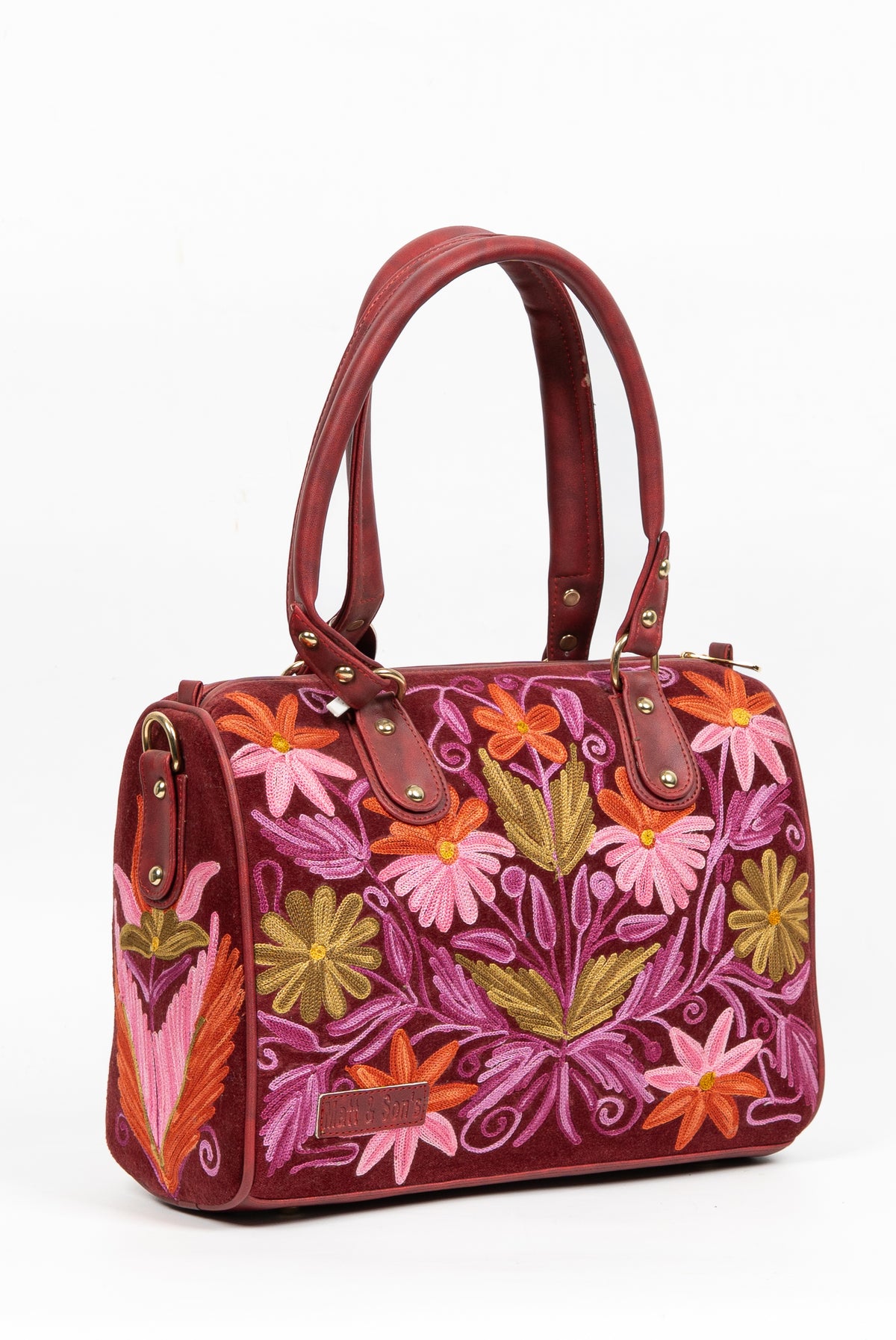 Gul-e-Rubai – Aari Embroidery Handbag
