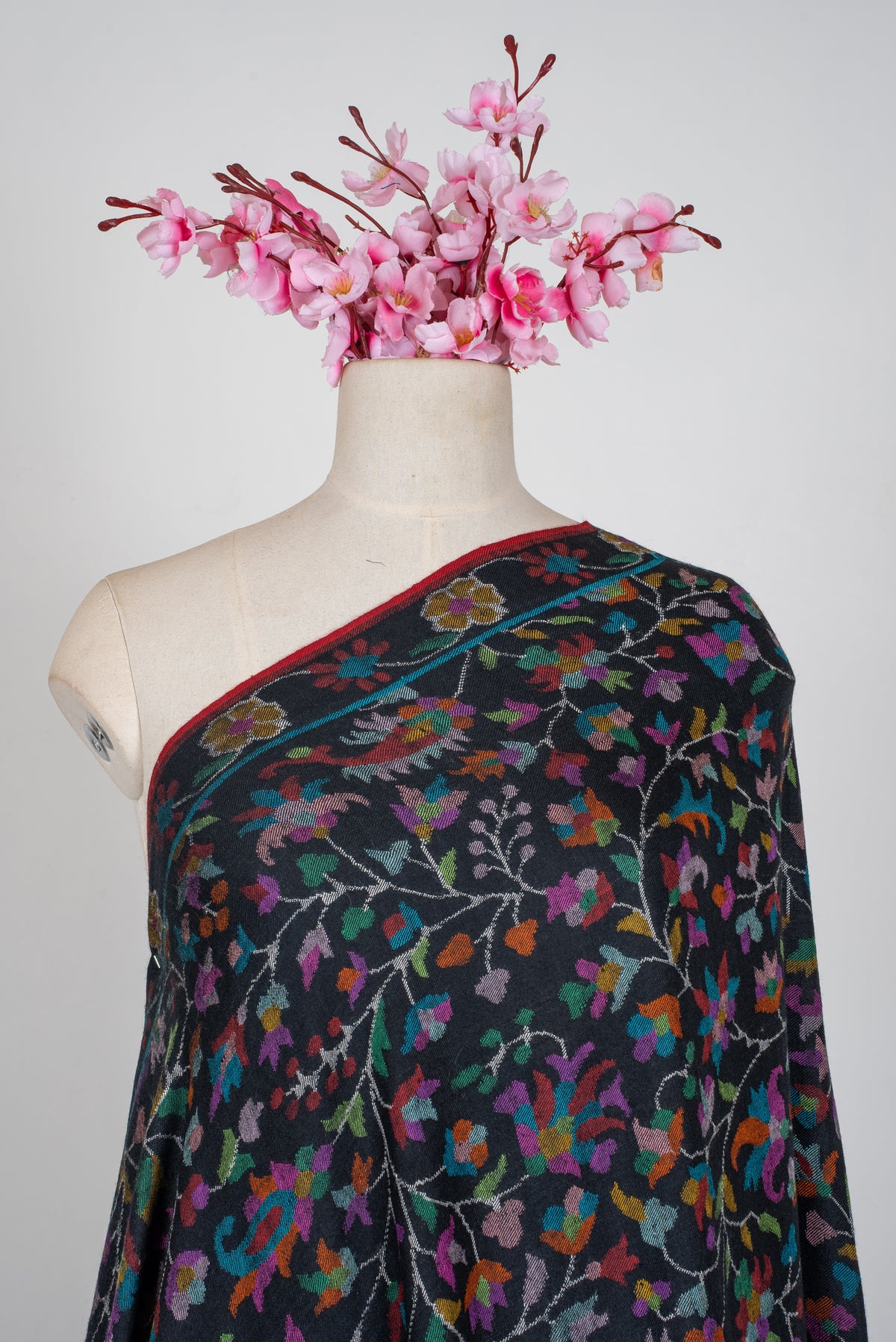 3 Yards Kani Hand Woven Pure Pashmina Shawl