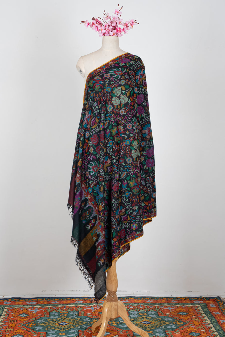 Hand Woven Kani Pure Pashmina Shawl