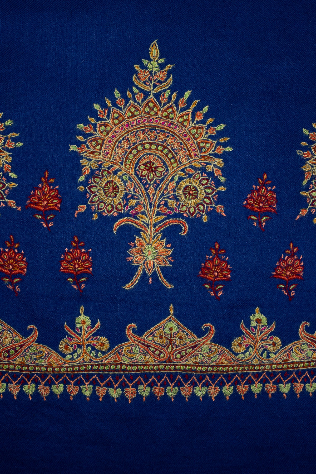 Sapphire Zareen Hand Embroidered Pure Pashmina Shawl
