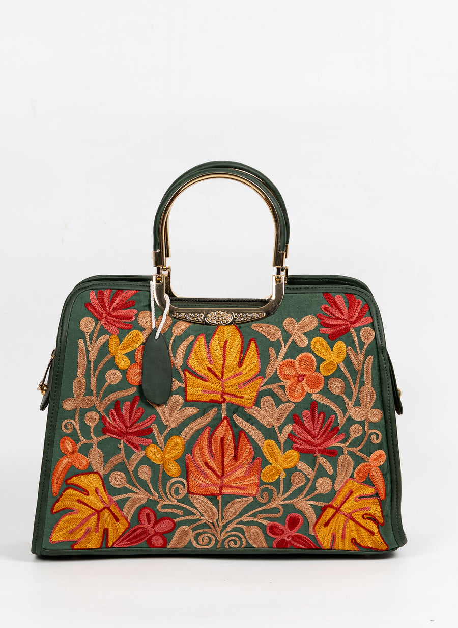 Bagheera Elegance – Aari Embroidery Handbag