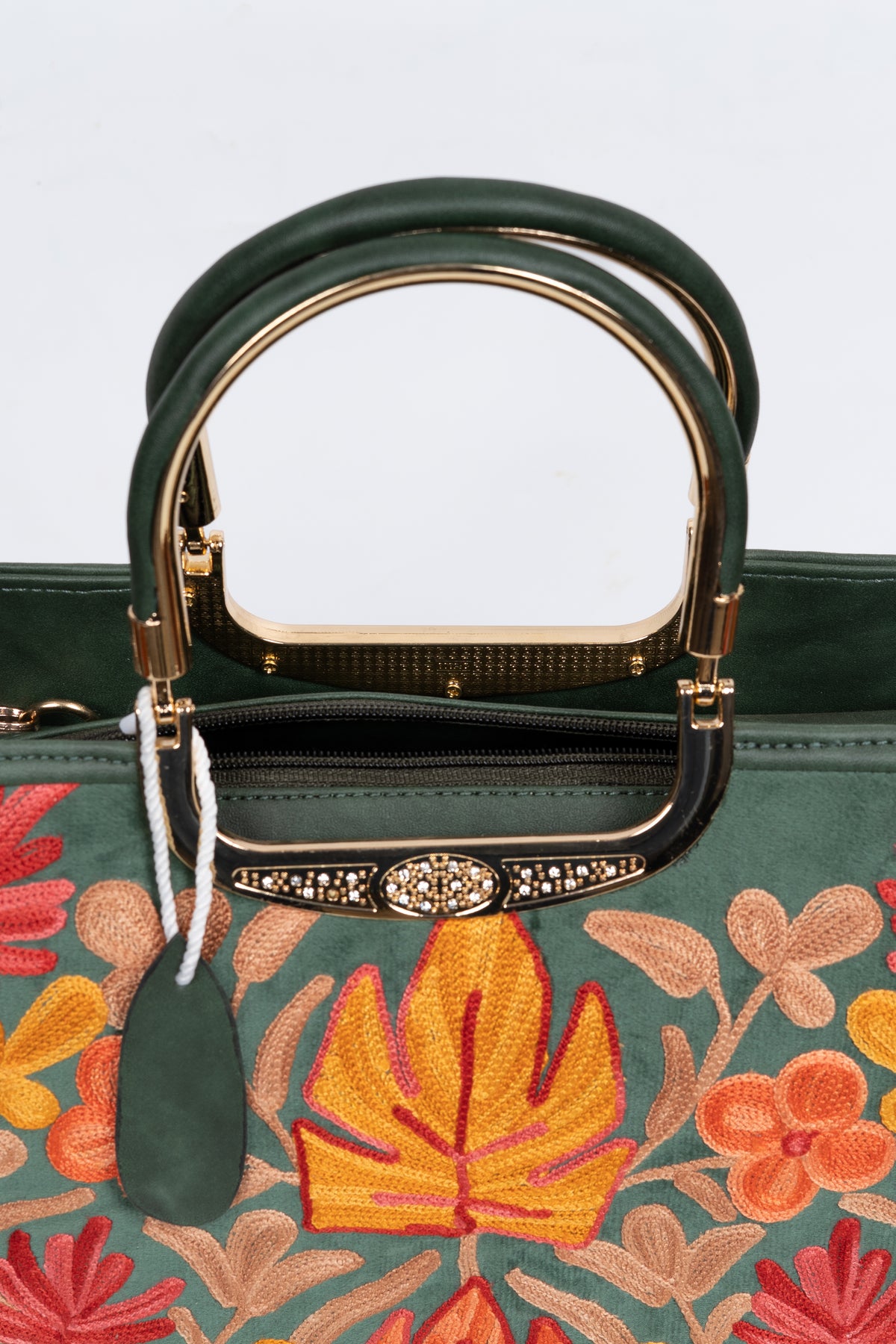 Bagheera Elegance – Aari Embroidery Handbag