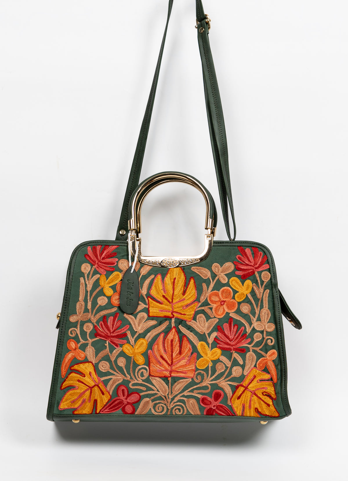 Bagheera Elegance – Aari Embroidery Handbag