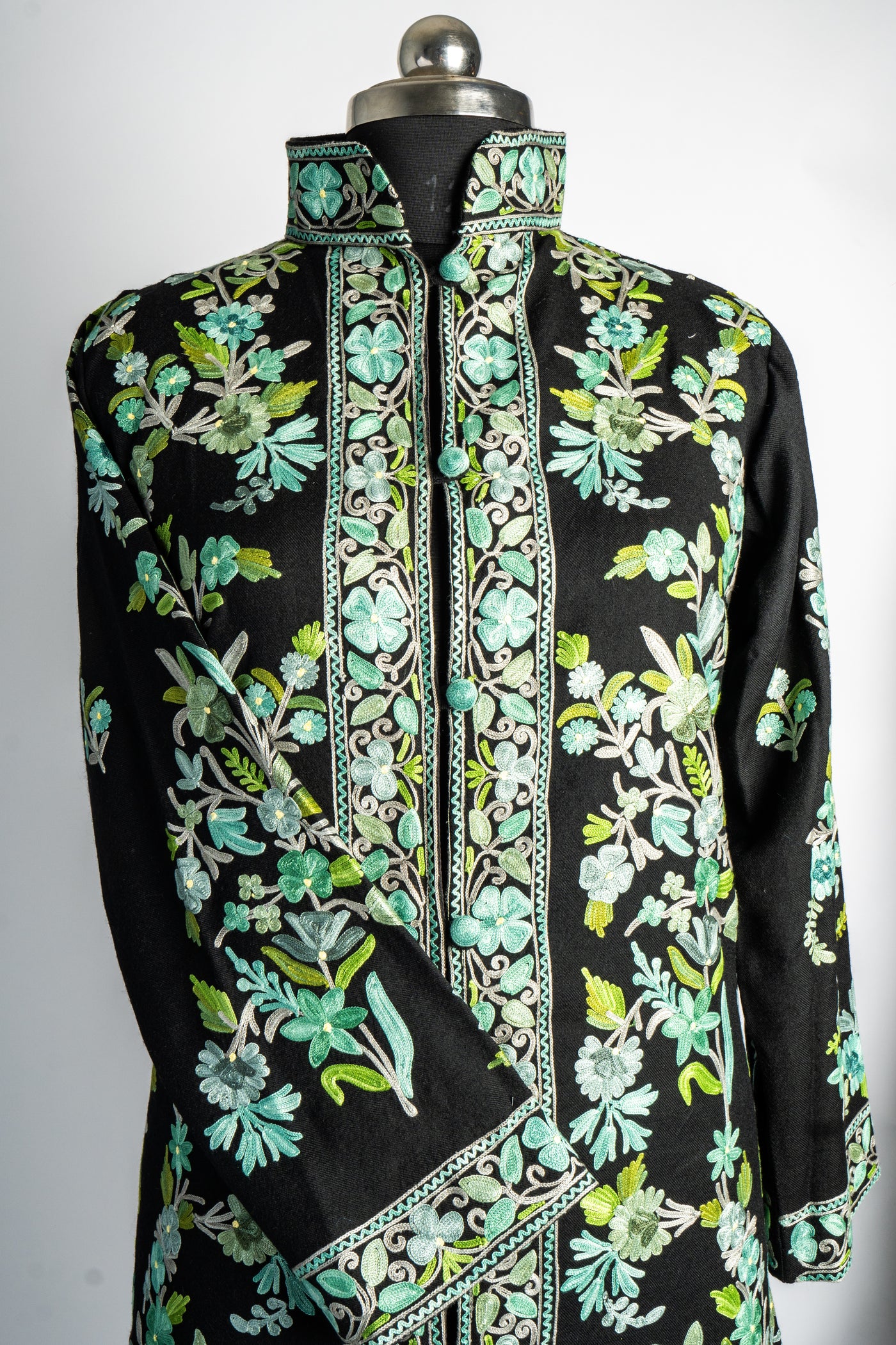 Bagh-e-Sabz Aari Embroidered Long Jacket