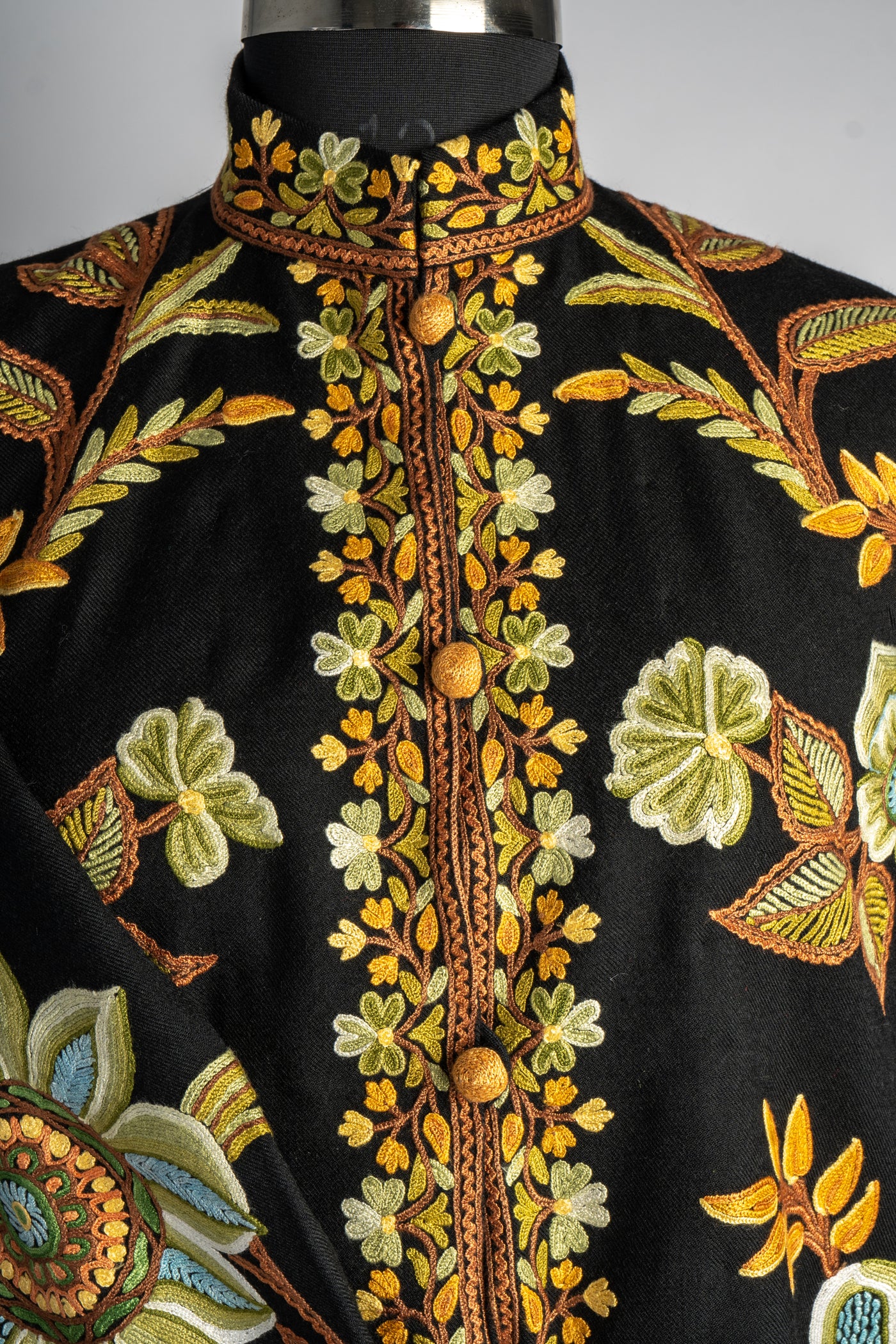 Gulzar-e-Bahar Aari Hand Embroidered Short Jacket