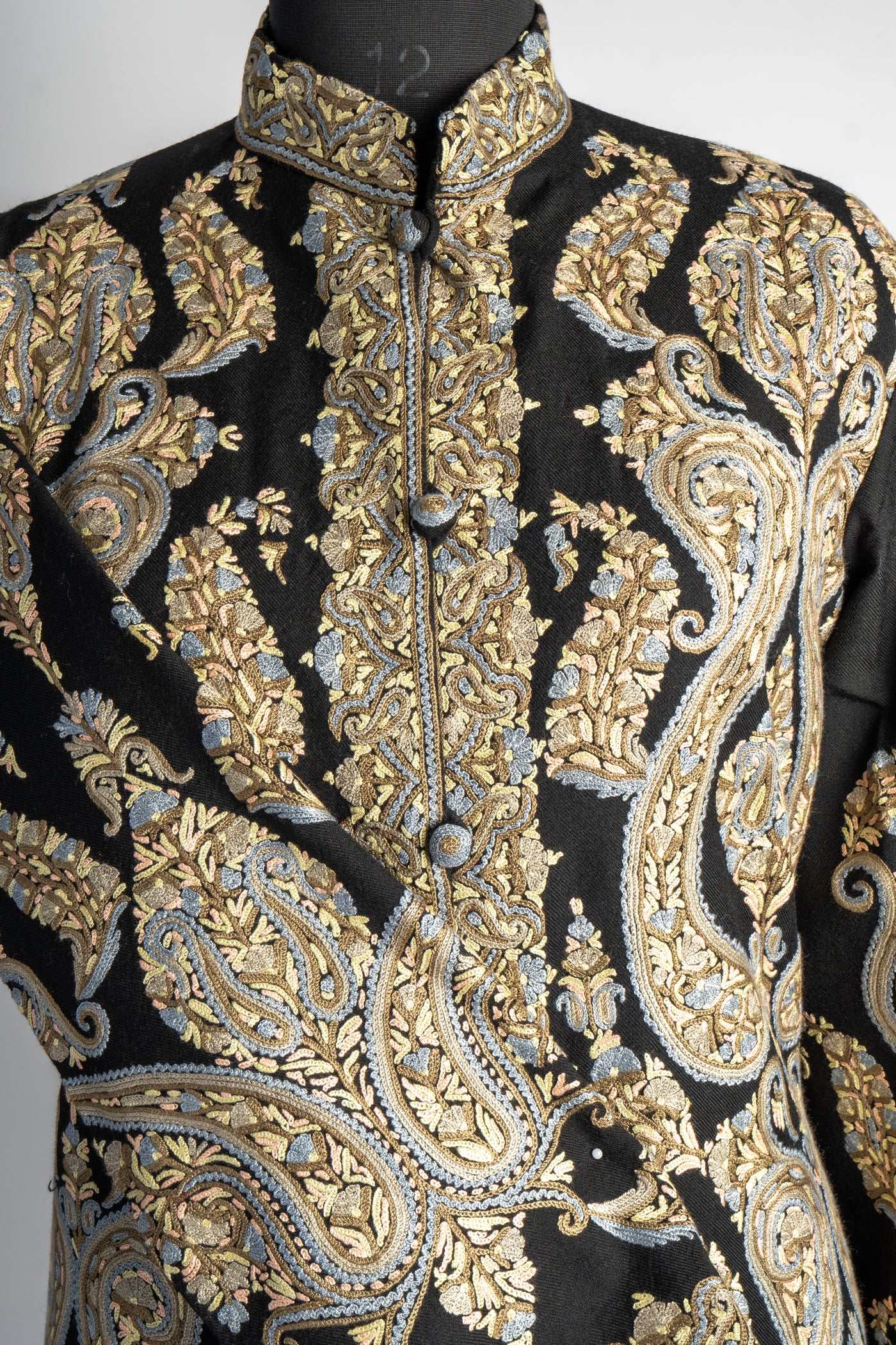 Shehzaadi Aari Hand Embroidered Long Jacket